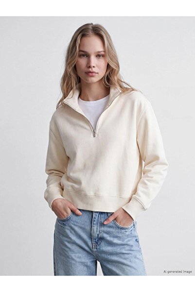 LC Waikiki High Collar Women's Sweatshirt (W6)
