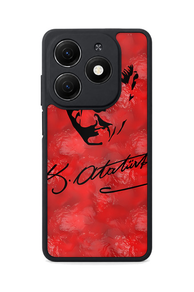 TECNO Spark 20 Compatible Signature Pattern Camera Protected Shockproof Case