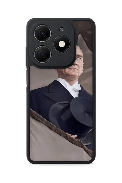 TECNO Spark 20 Compatible Gentleman Patterned Camera Protected Shockproof Case
