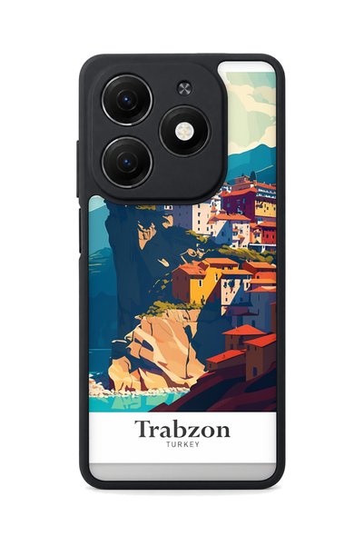TECNO Spark 20 Compatible Trabzon Patterned Camera Protected Shock-Resistant ...