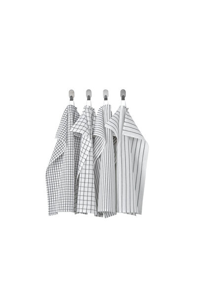 IKEA Rinnig Cleaning Cloth, White-Dark Gray, 45X60 Cm, 4 Pieces