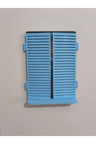 Pencere Görünüm Panjurlar Açılır Kapanır Fotoğraf Çerçevesi Yapışkanlı 14x10