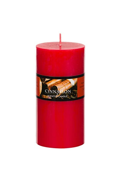 OEM Lumanare Parfumata Rosie cu Aroma de Mere Scortisoara Ø6,8x14cm