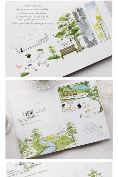 İthal K20-Moodtape 160cm spring flower and song PET Tape