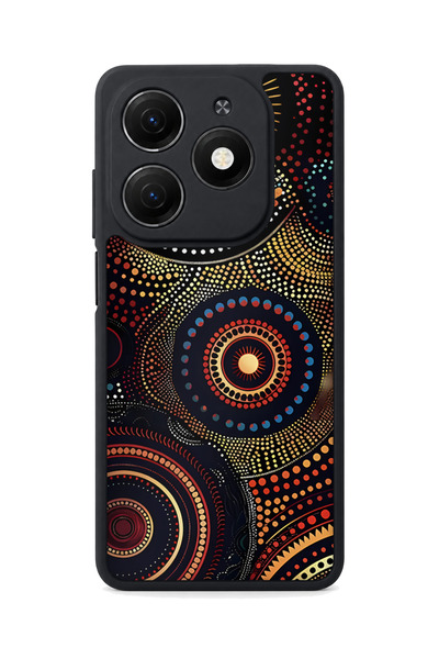 TECNO Spark 20 Compatible Dot Pattern Camera Protected Shockproof Case