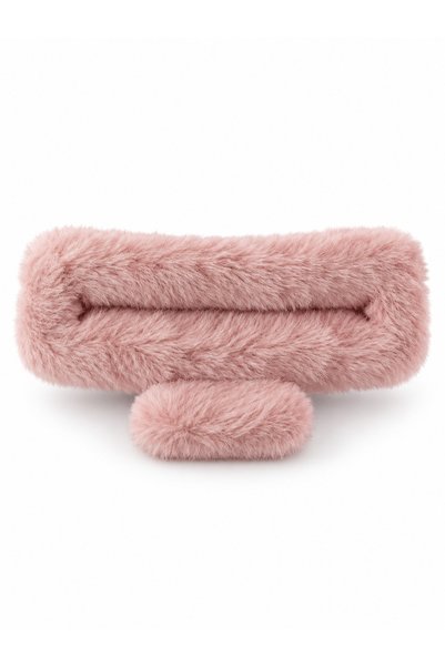 Peluş Kaplamalı Saç Tokası – Yumuşak Tüylü Şık Kadın Toka