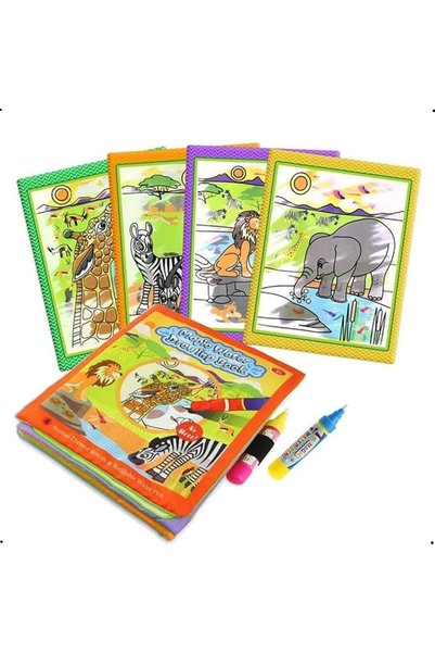 GENERAL Joyces Water Coloring Books 5 Packs of Reusable Magic Drawing Pads Wa...