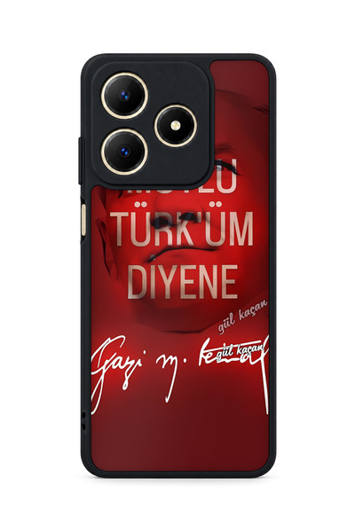 BGAKSESUAR Realme C61 Compatible Nemutlutürküm Patterned Camera Protected Sho...