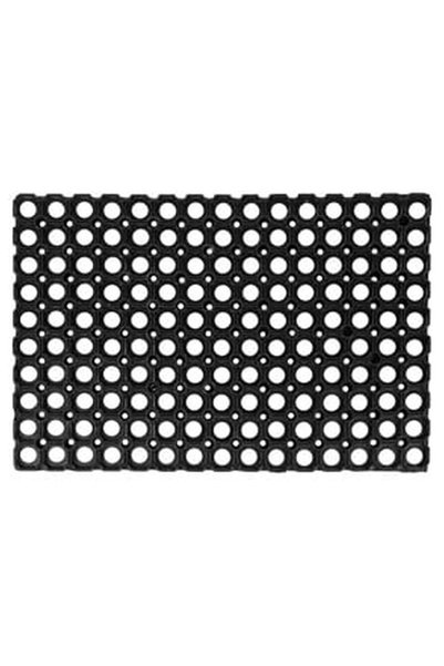 OEM Black Perforated Rubber Entrance Mat 60x40cm