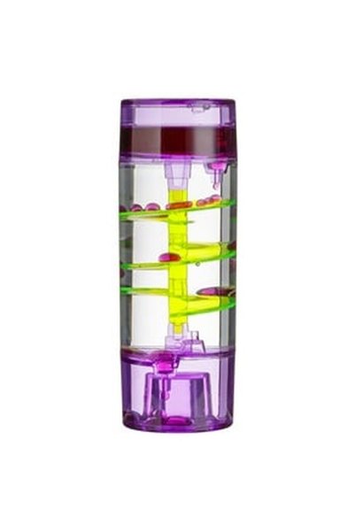 OEM Clepsidra din Plastic Cilindrica cu Lichid Colorat Ø5x15cm