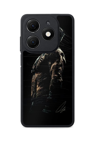 TECNO Spark 20 Compatible Fighter Patterned Camera Protected Shockproof Case
