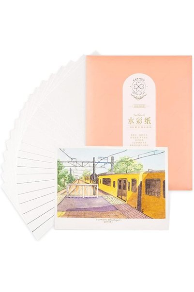 TERRIFI Art Supplies Watercolor Paper, Hand-Made Paper Cold Press, 100% Cotto...