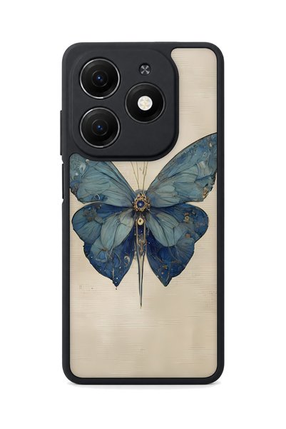 TECNO حافظة مقاومة للصدمات متوافقة مع Spark 20 مع حماية للكاميرا بنمط MaviKel...
