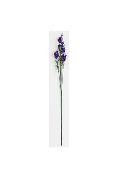 OEM Ramura Artificiala de Lavanda cu 5 Flori Mov Inchis 70cm