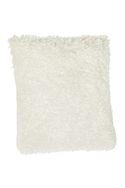 OEM Perna Decorativa de Blana Off White Teddy pentru Canapea 45x45cm
