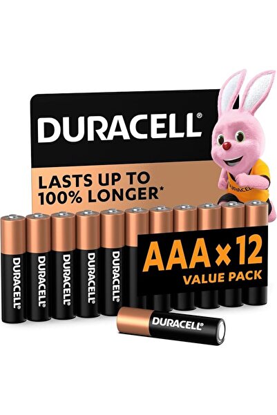 Duracell Yayınları Duracell Type Aaa Alkaline Batteries ,Pack of 12, Cooper &...