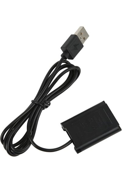 Dpofirs بطارية وهمية DK X1 مع موصل USB DC لتزويد الطاقة لكاميرات ZV-1 RX100 I...