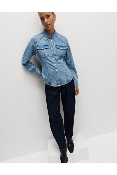 Marks & Spencer Denim Western Gömlek