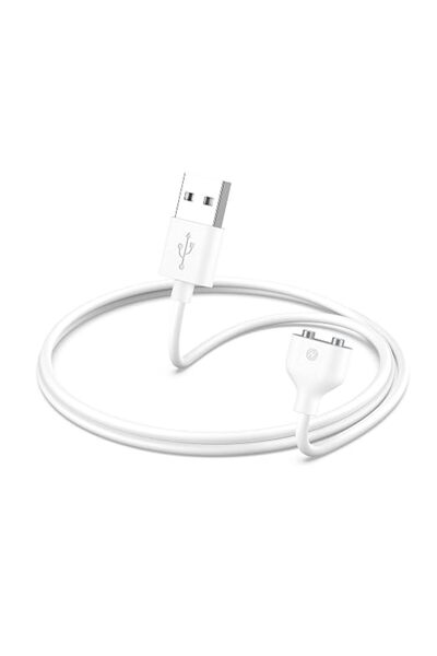 GENERAL كابل USB مغناطيسي 6 مم للشحن بتيار مستمر مع دبوسين، سلك شحن بديل للمس...