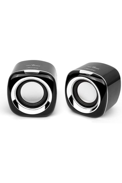 GENERAL سماعات كمبيوتر، سماعات USB بقوة 6 واط، سماعات مراقبة للكمبيوتر المكتب...