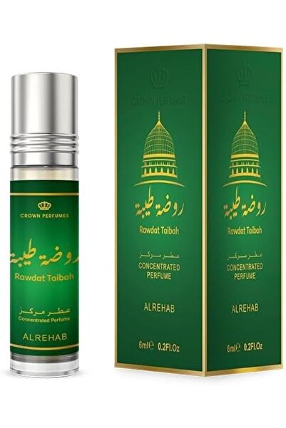 Al Rehab perfumes زيت عطر الريحاب روضة الطيبة للرجال 6 مل (عبوة من 6 قطع)
