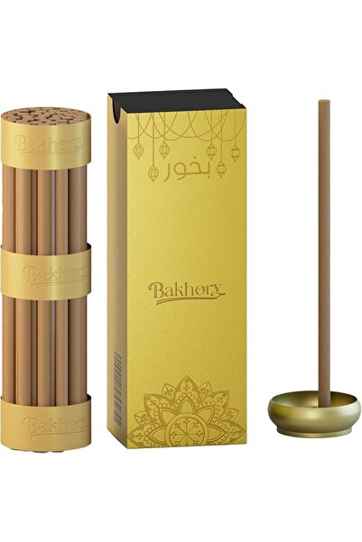 Bakhory أعواد بخور العود، عود كمبودي، خشب العود النقي، سمك 6 مم، 35 عودًا للم...