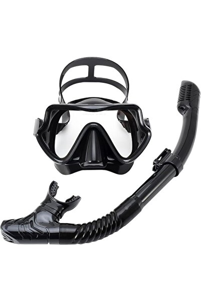 Yelajoy Snorkel Set,Anti-Fog Panoramic View Tempered Mask