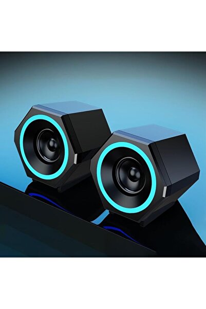GENERAL مكبرات صوت للكمبيوتر، سماعات ساب ووفر سلكية بمنفذ USB، مكبر صوت صغير ...