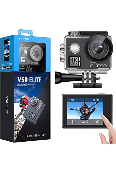 AKASO V50 Elite 4K60fps Touch Screen WiFi Action Camera Voice Control EIS 131...