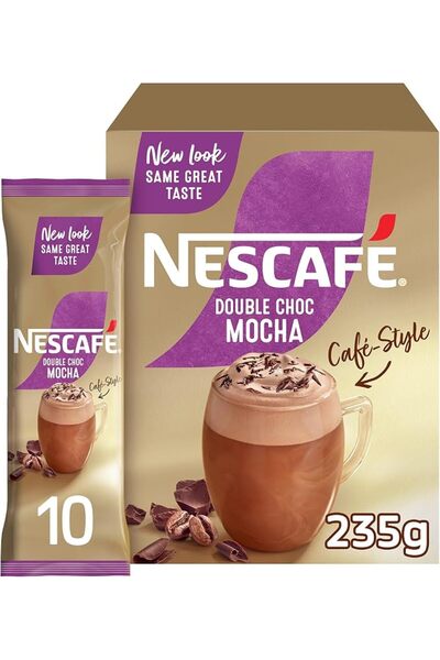 NESCAFÉ DOLCE GUSTO نسكافيه كافيه ستايل دبل شوك موكا، مزيج قهوة فورية (23.5 ...