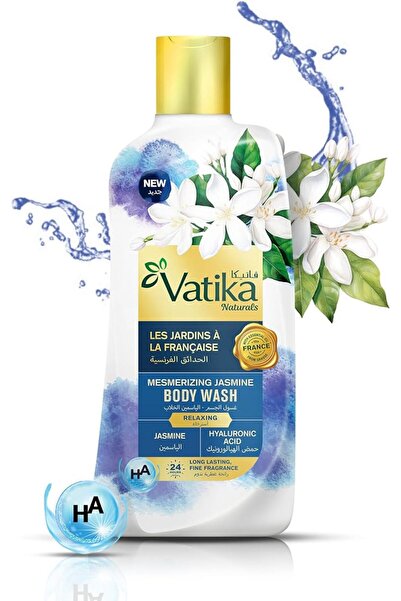 Vatika Ayurveda Vatika Naturals Mesmerizing Jasmine Body Wash 500 ml, Cleanse...