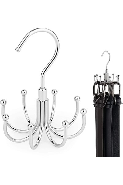 Arabest Rotatable Belt Hanger,24 Capacity Closet Organizer Rack,Swivel Storag...