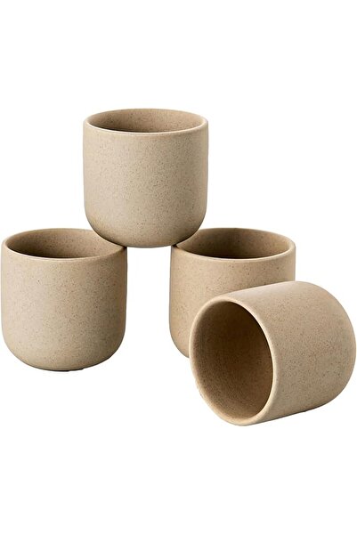 EXCEFORE 4 Pcs 8 oz Espresso Cups Set, 230ml Ceramic Coffee Cups, Small Tea &...