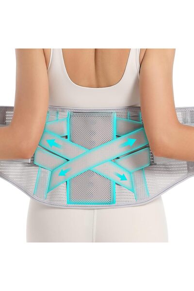 Arabest Back Brace for Lower Back Pain Relief,Adjustable Lumbar Support Belt ...