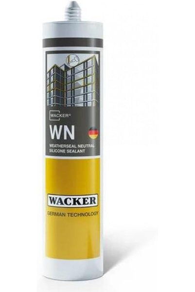 Wacker WN Weatherseal Neutral Silicone Sealant 300 ml, Grey