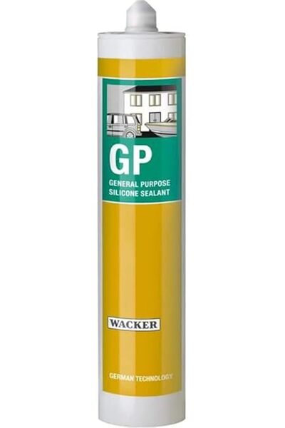 Wacker GP General Purpose Silicone Sealant 280ml, Beige/سيليكون (GP) للاستخدا...