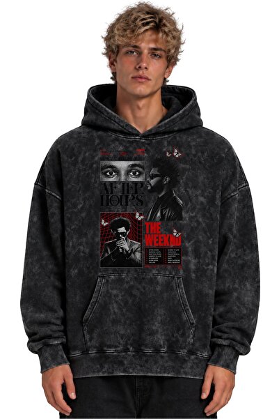 SEVBANO The Weeknd After Hours Ράπερ Τραγουδιστής Φούτερ με στάμπα Unisex Ove...
