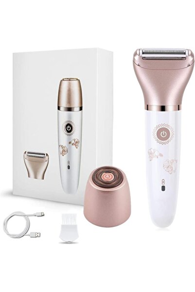 Arabest Electric Razor for Women,2-in-1 Painless Hair Remover for Face and Bi...