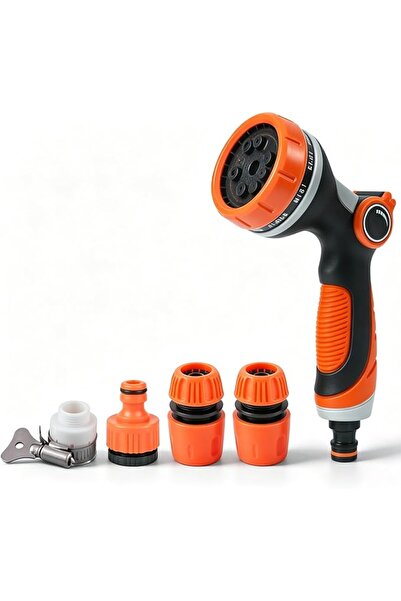LYAROMIS Garden Hose Nozzle, With Tap Connectors& Adapters,10 Watering Patter...