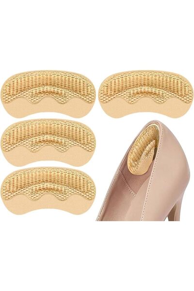Arabest 2 Pairs Honeycomb Gel Heel Pads for Loose Shoes,Soft Heel Grips for B...