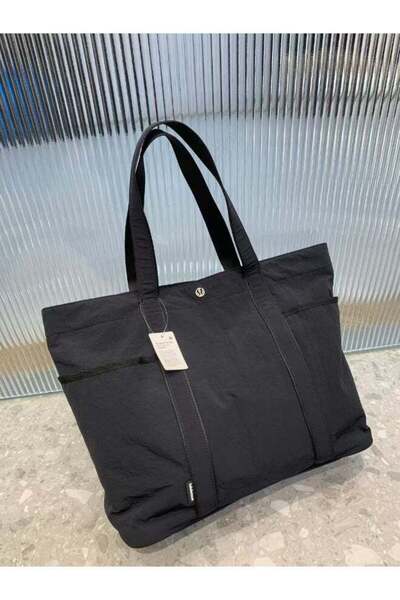 lululemon New Daily Multi-Pocket Waterproof Canvas Bag 20L Large Capacity Yog...