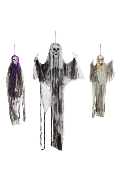 Generic Brand Fantome schelet suspendate, set de 3, decorațiune de Halloween,...