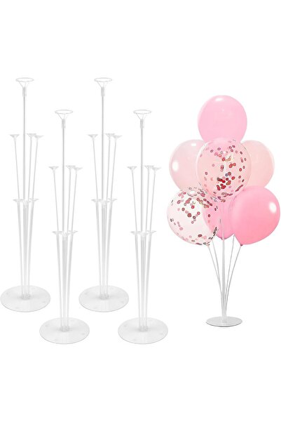 Arabest Balloon Stand Kit with Base for Table and Floor,4 Sets,Holds 28 Party...