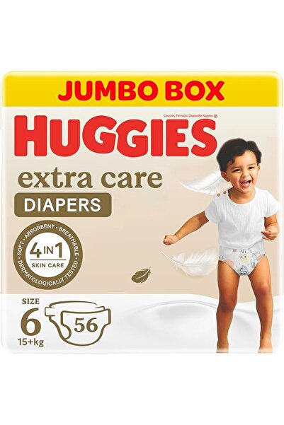 Huggies Extra Care Open Diaper Size 6 (15+ KG) 56 Diapers