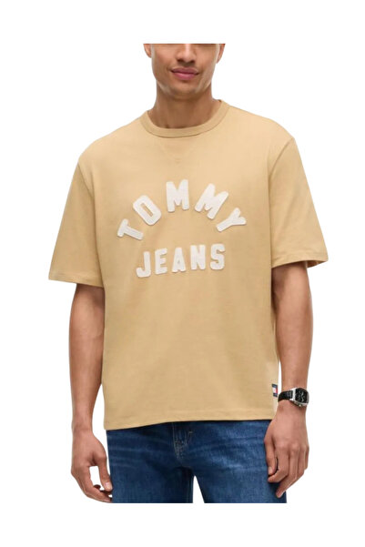 Tommy Hilfiger Ανδρικό 90's New Classics T-shirt Μπεζ Tommy Jeans DM0DM23544-ACA
