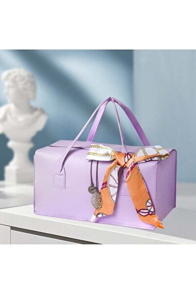 Generic Large Capacity Faux Leather Gift Box，Handheld Gift Bag for Holidays M...