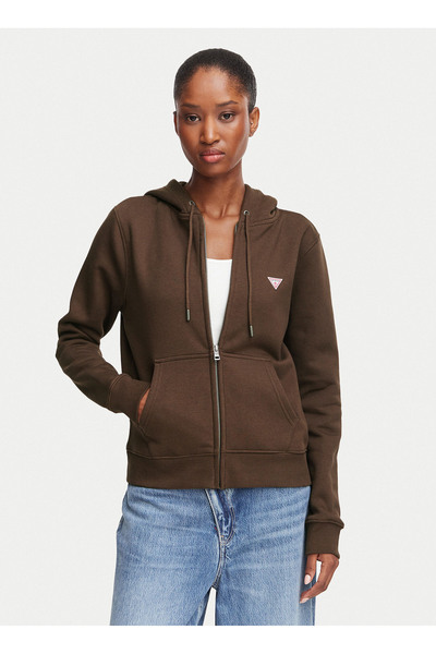 Guess Jeans Kahverengi Kadın Sweatshirt W4YQ03KC811-G1EA