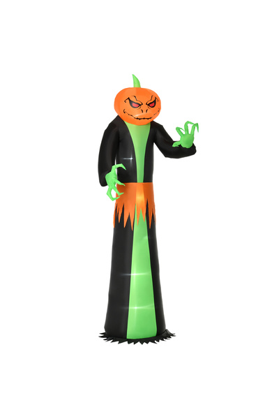 Generic Brand Fantomă de Halloween cu lumini LED, auto-gonflabilă, incl. Sufl...