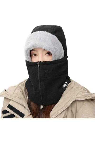 Arabest Yelajoy 3-in-1 Winter Beanie Hat,Scarf,and Mask Set,Windproof Fleece ...