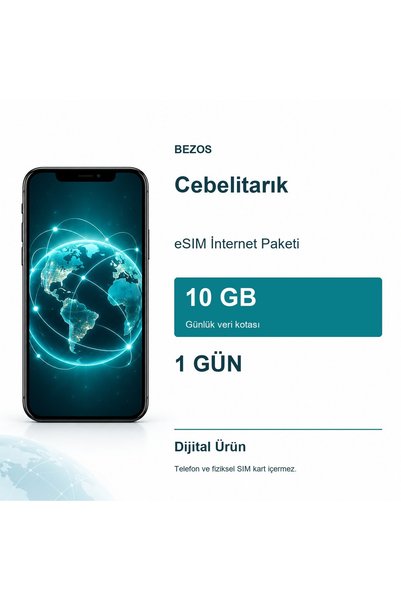 Generic Brand Cebelitarık eSIM Internet paket Dnevno 10 GB 1 dan